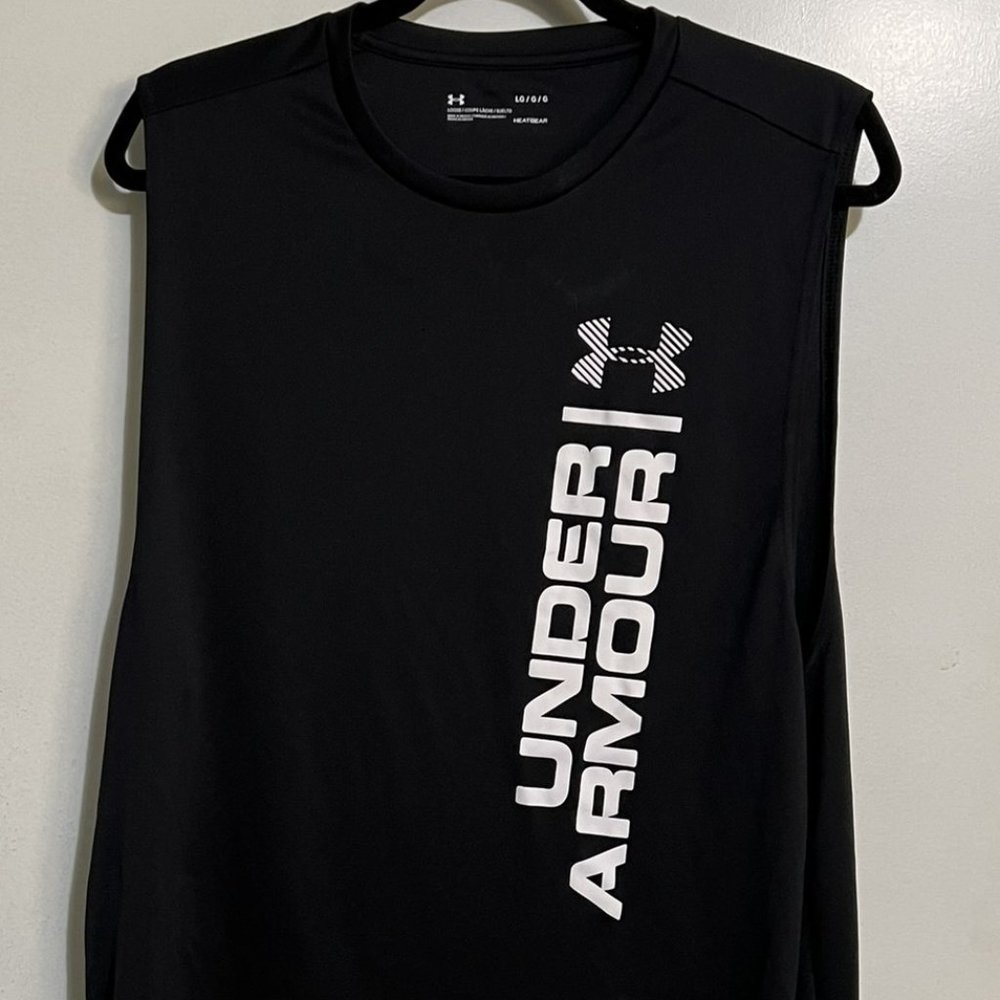 Under Armour Heatgear Loose Fit Sleeveless Training Shirt Men's Size L